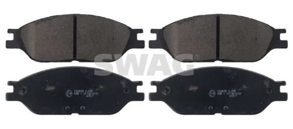 set placute frana,frana disc 50 11 6072 SWAG